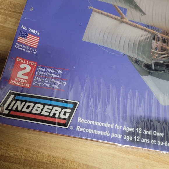 Lindberg Captain Kidd Pirate Ship Model Kit 70873 New Sealed - Picture 5 of 5